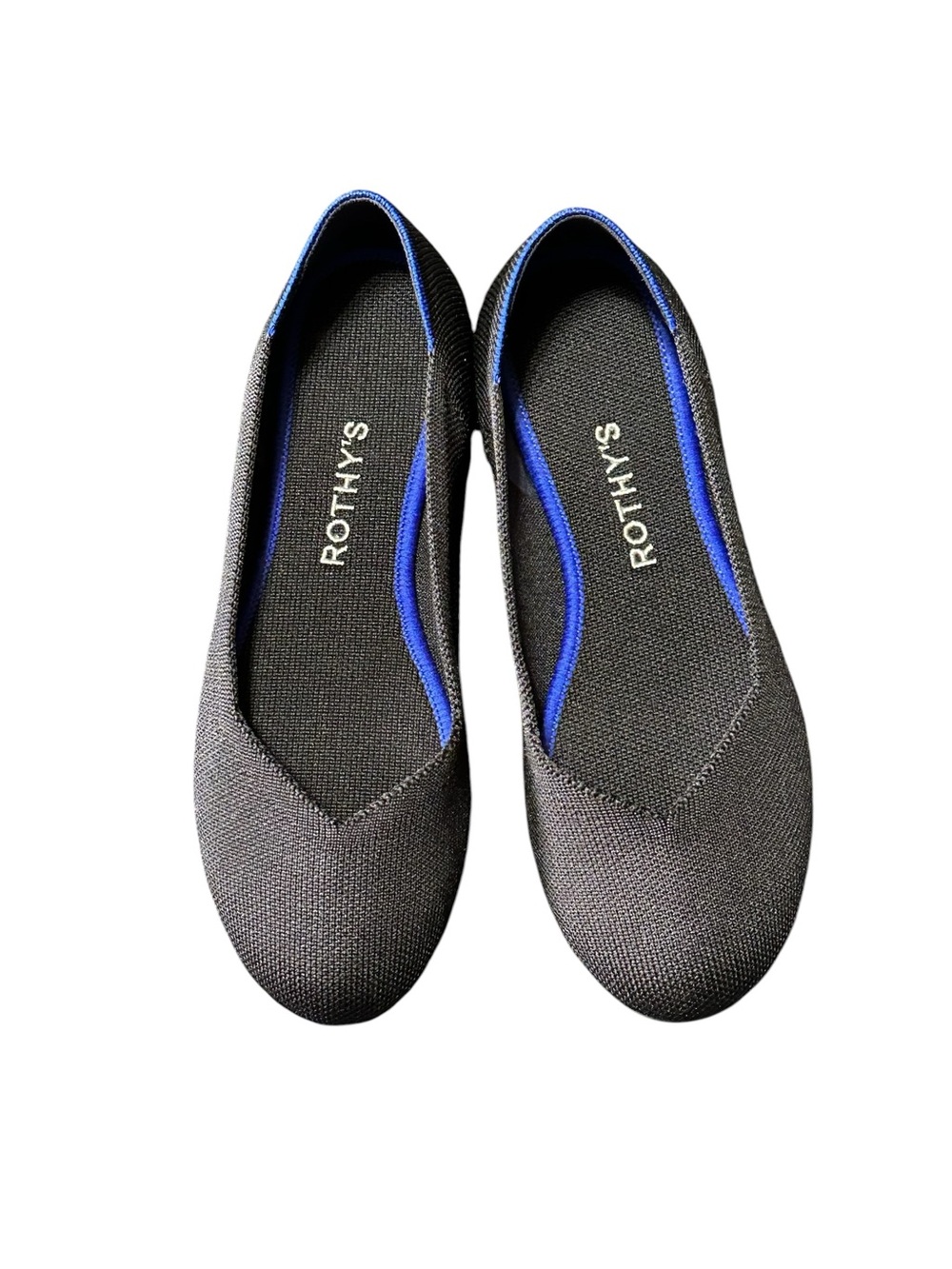 Rothy's Black women’s Flats round toes size 7